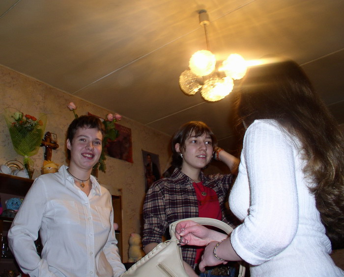 В одном кадре все трое. Вспомнить бы кто нас только сфоткал...