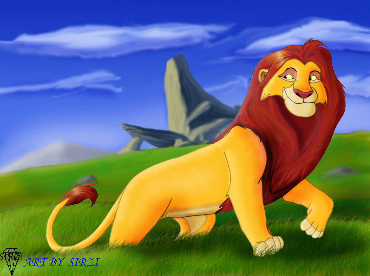 Опять же, Муфаса нарисован впервые.