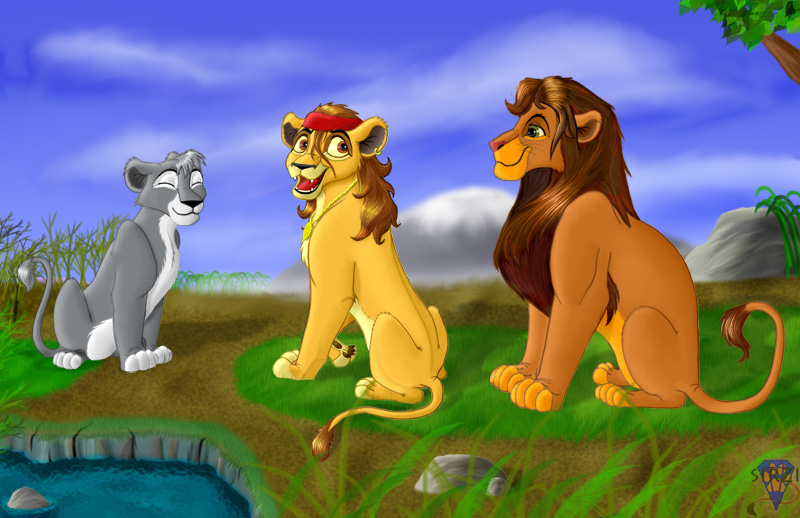 Я с друзьями... ))