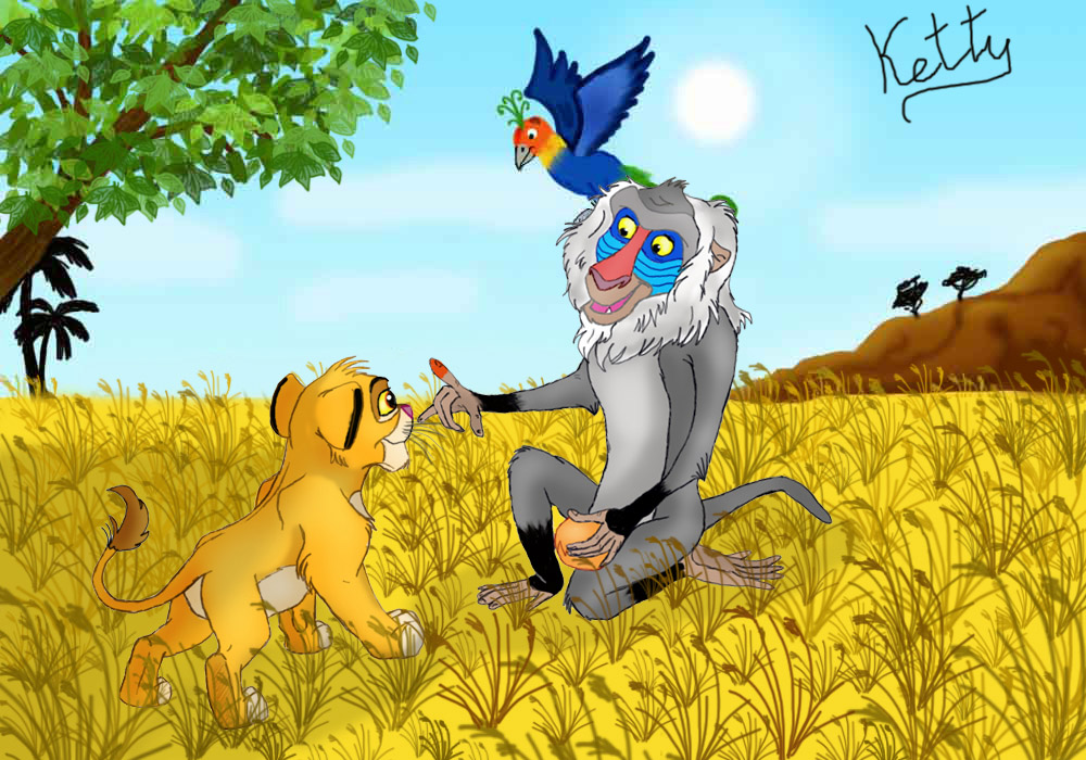 Симба и Рафики :)