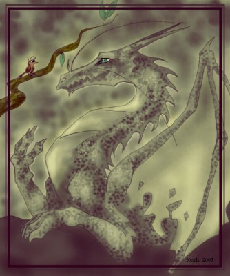 Дракон и храбрый птиц. X)