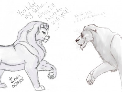 Collab - Me and GUiNNESS_da_lion...don' pay attention to my linesXD I didn't have much time to draw hat thing :P