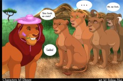 Молодой, но ничего не смыслящий в моде Муфаса покоряет львиц