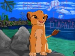 рисунок, подаренный Димке. Бэкграунд просто обалденный ))))